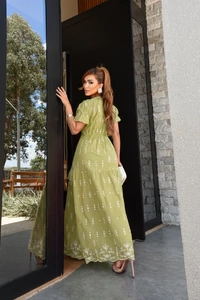 Vestido Longo Celeste