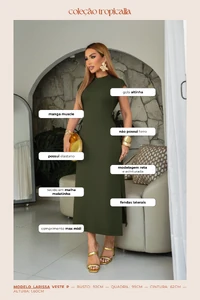 Vestido Malha Adele
