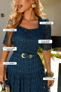 Vestido Rendado Elise