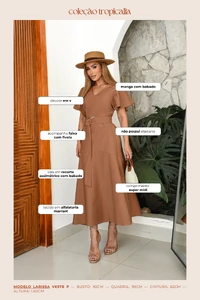 Vestido Babados Larissa