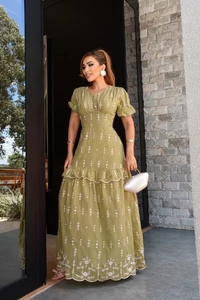 Vestido Longo Celeste