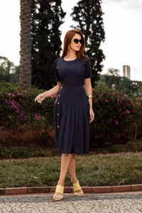 Vestido Botões Eva