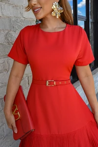 Vestido Plissado Diana