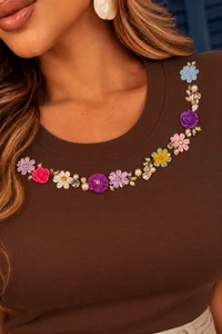 Blusa Bordada Luara