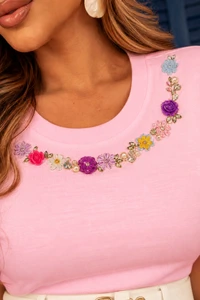 Blusa Bordada Luara