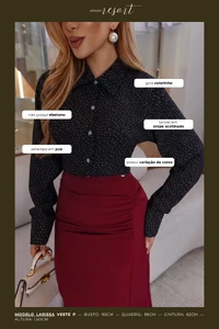 Camisa Poá Silvia