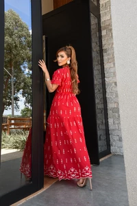 Vestido Longo Celeste