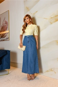 Saia Jeans Juliana