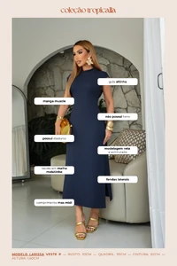 Vestido Malha Adele