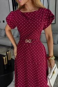 Conjunto Poa Vinho Adriana