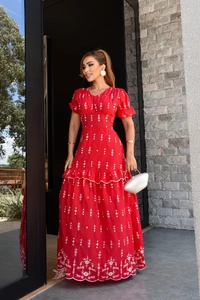 Vestido Longo Celeste