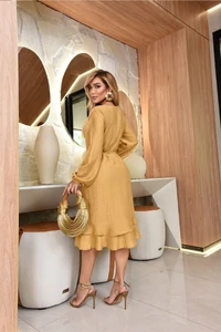 Vestido Babados Tereza