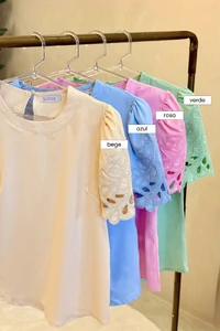 Blusa Bordada Rosana
