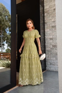 Vestido Longo Celeste