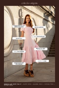 Vestido Babados Gabi