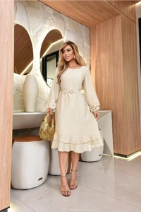 Vestido Babados Tereza