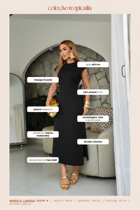Vestido Malha Adele