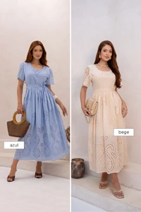 Vestido Evasê Donzela