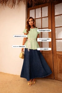 Blusa Linho Camelia