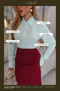 Camisa Poá Silvia