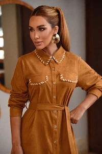 Vestido Camurça Luana