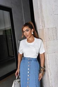 T-shirt Perólas Sofia