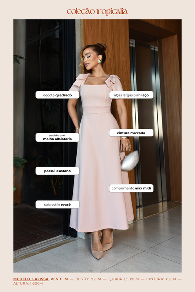 FotoVestido Laço Bell Rosé