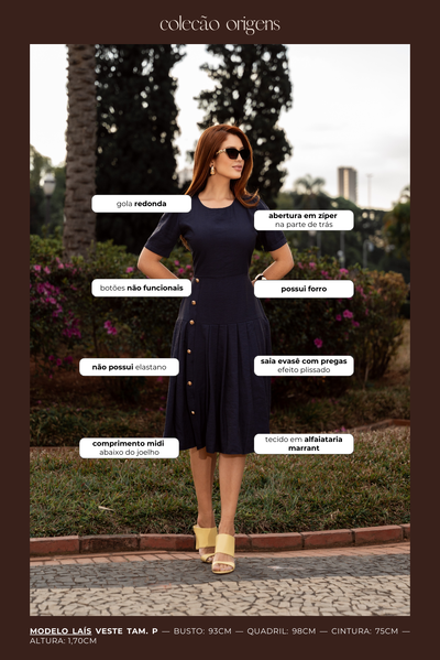 FotoVestido Botões Eva