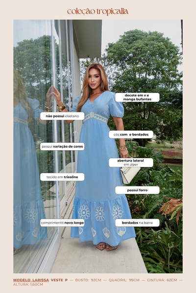 FotoVestido Bordado Fiorella