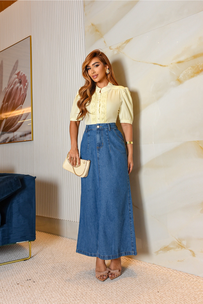 Foto Saia Jeans Juliana