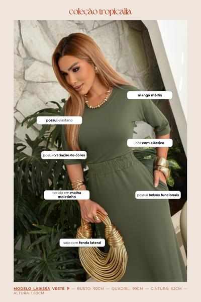 FotoConjunto Malha Tifany