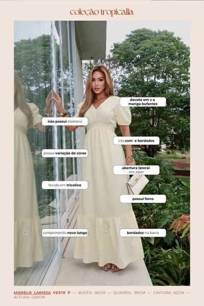 FotoVestido Bordado Fiorella