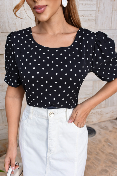 FotoBlusa Poá Beatriz