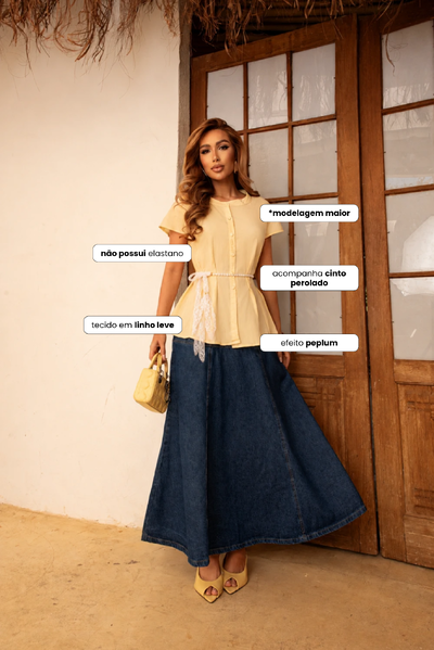 Foto Blusa Linho Camelia