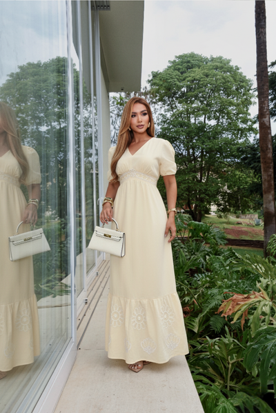 Foto Vestido Bordado Fiorella