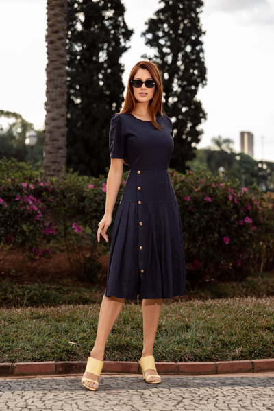 Foto Vestido Botões Eva
