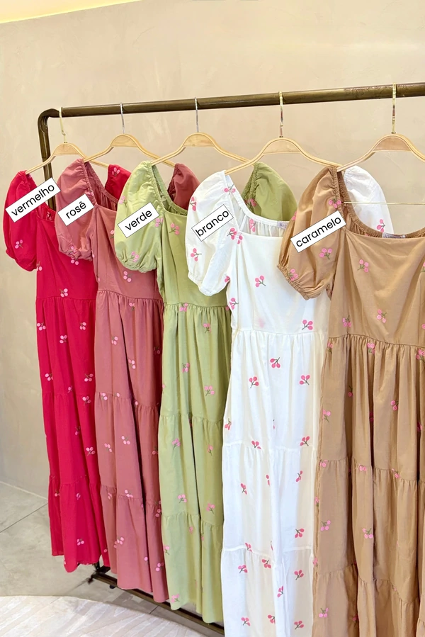 Vestido Bordado Tainá