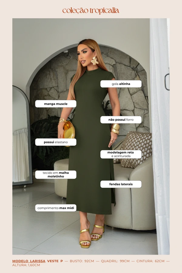 Vestido Malha Adele
