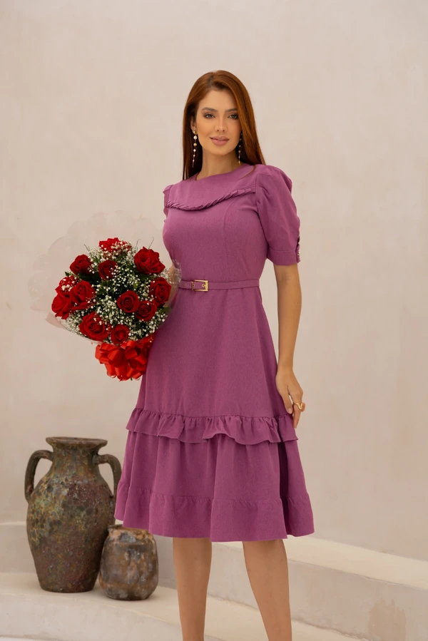 Vestido Babados Encanto