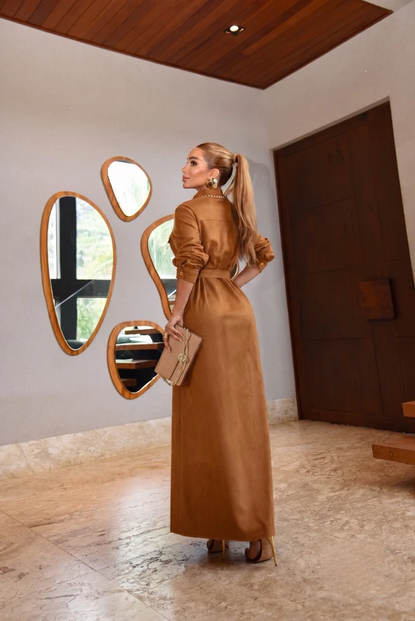 Vestido Camurça Luana