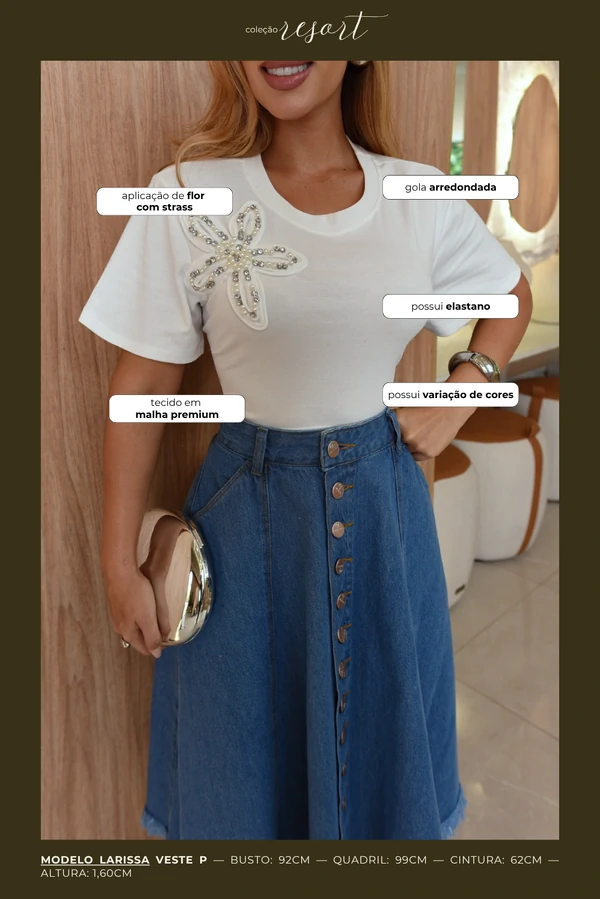 T-shirt Flor Luiza