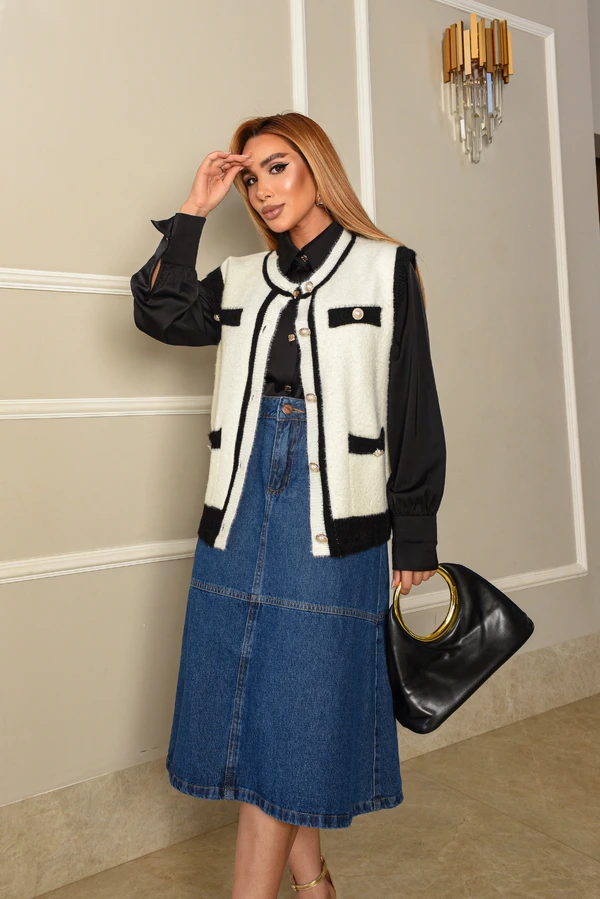 Saia Jeans Aline