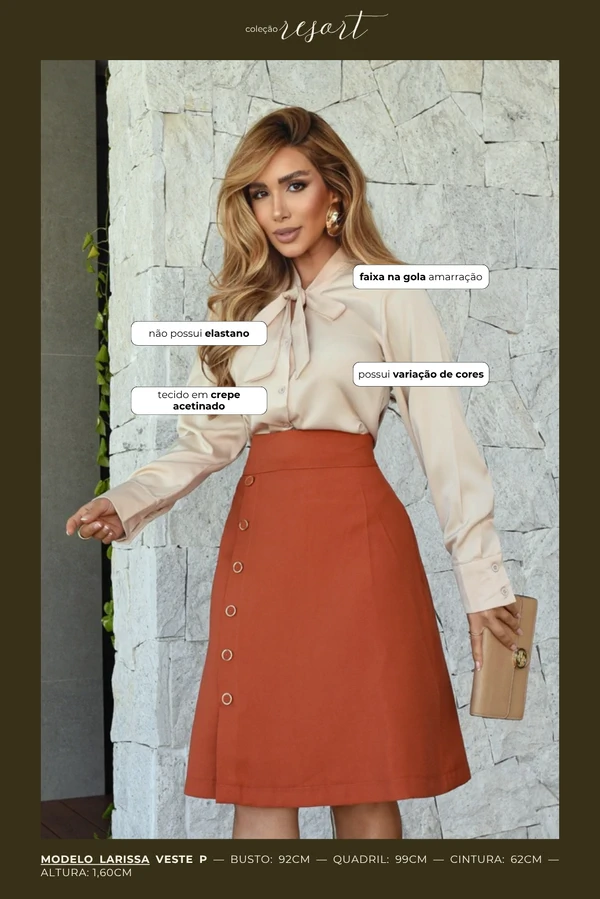 Camisa Laço Mariana