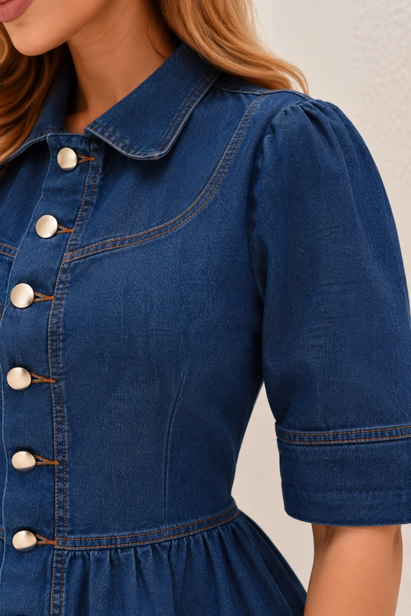Blusa Jeans Flora