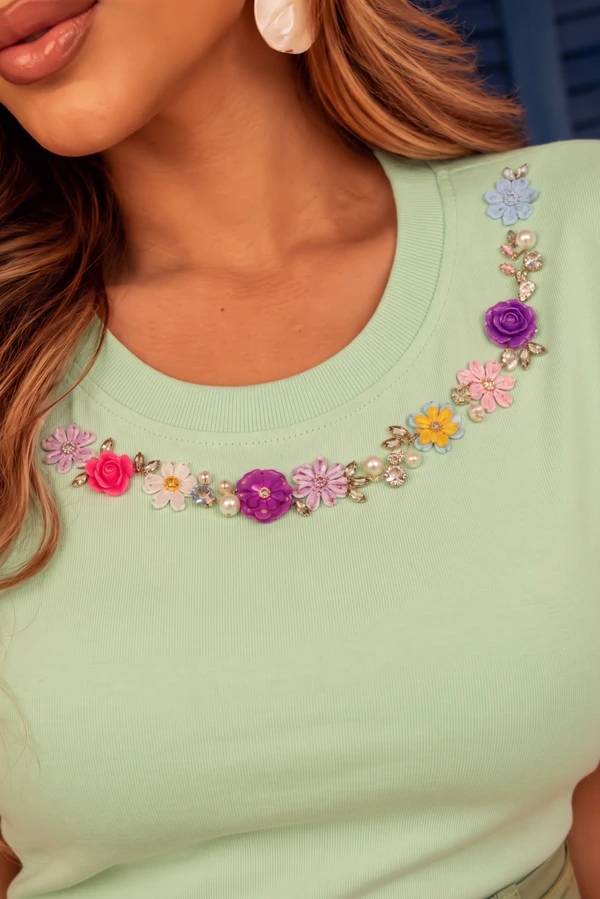 Blusa Bordada Luara