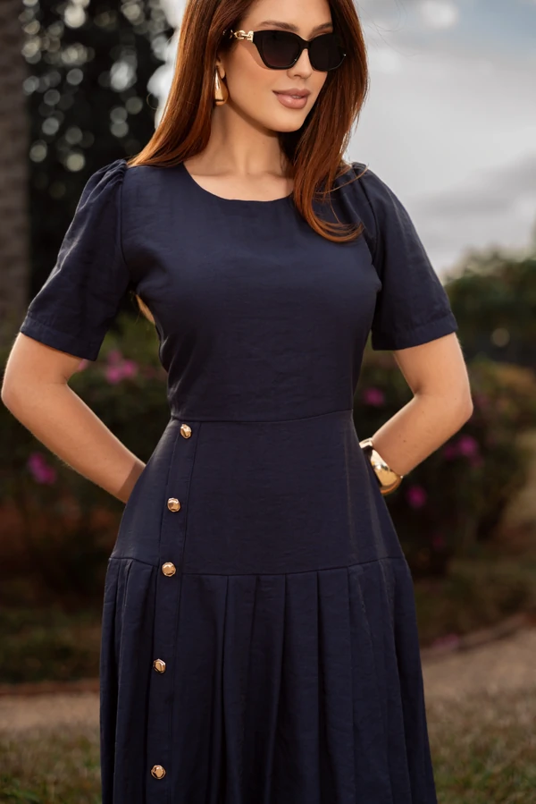 Vestido Botões Eva