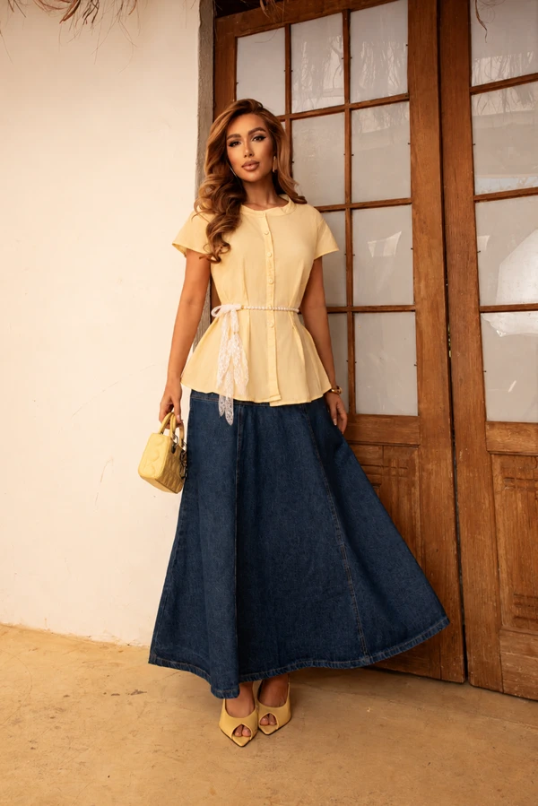 Saia Jeans Lidia