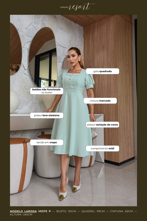 Vestido Boneca Naomi