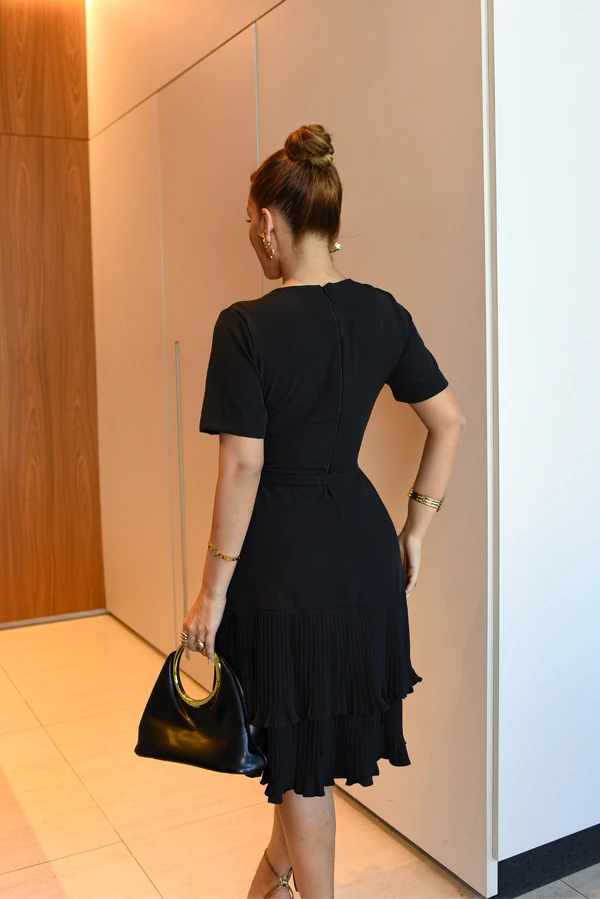 Vestido Plissado Diana