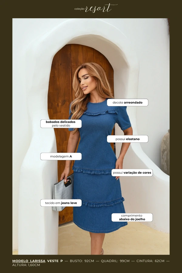 Vestido Jeans Melissa